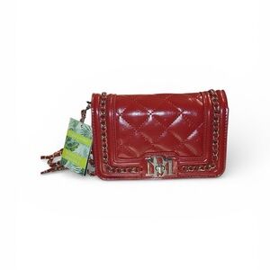 #23 Badgley Mischka Small Red Crossbody